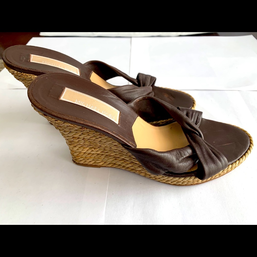 Michael Kors Brown Wedge heel